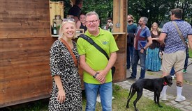 Präsidentin Eva Liedtke, Projektleiter Bau Ulrich Dölker